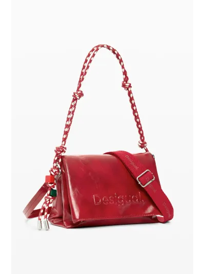 Desigual - HALF LOGO VENECIA 4.0 RED - Női oldaltáska