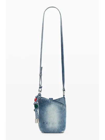 Desigual - HALF LOGO DENIM HELENE - Női oldaltáska