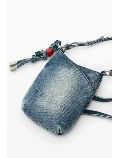 Desigual - HALF LOGO DENIM HELENE - Női oldaltáska