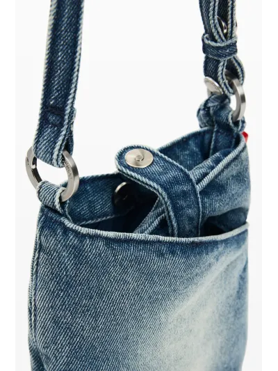 Desigual - HALF LOGO DENIM HELENE - Női oldaltáska