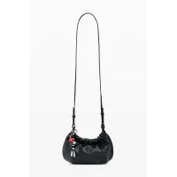 Desigual - HALF LOGO WAVERLY PHONE BLACK - Női oldaltáska
