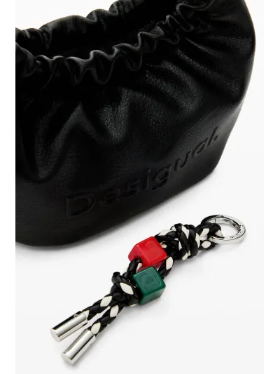 Desigual - HALF LOGO WAVERLY PHONE BLACK - Női oldaltáska