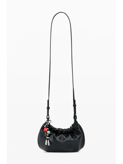 Desigual - HALF LOGO WAVERLY PHONE BLACK - Női oldaltáska
