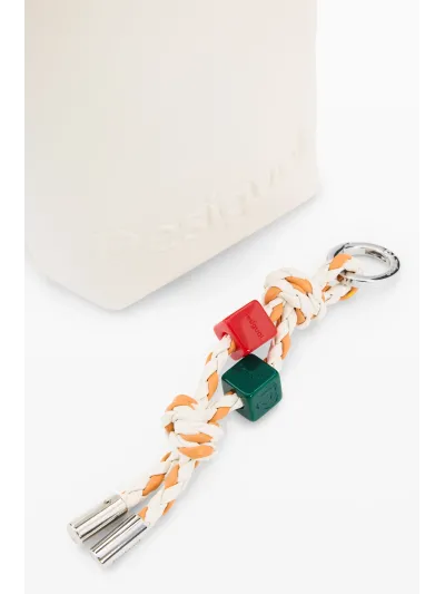 Desigual - HALF LOGO HELENE ECRU - Női oldaltáska