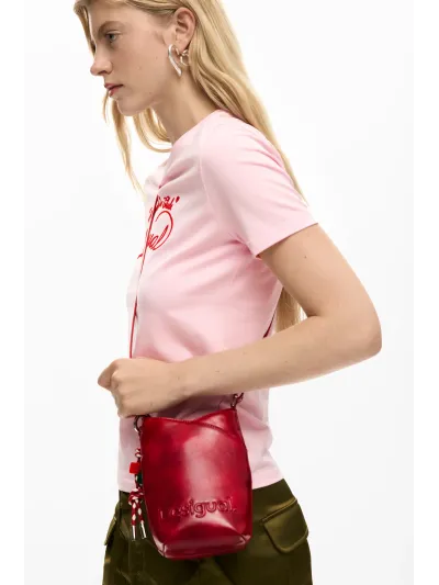 Desigual - HALF LOGO HELENE RED - Női oldaltáska