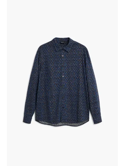 Desigual - FULL EMBRO - Férfi ing