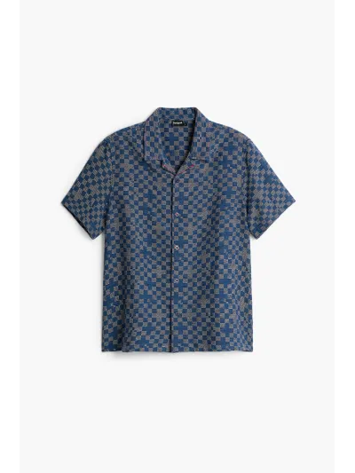 Desigual - BLUE JAQUARD - Férfi ing