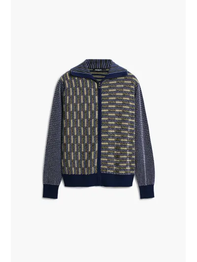 Desigual - RETRO DSGL - Elegáns Férfi pulóver