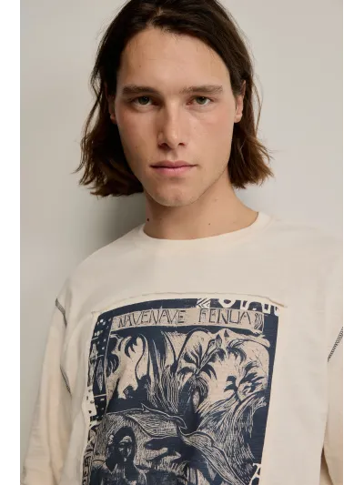 Desigual - PATCH GAU - Férfi póló