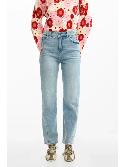 Desigual - FLORA - Női farmernadrág