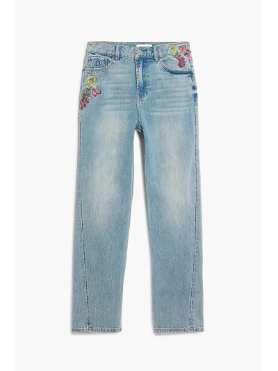 Desigual - FLORA - Női farmernadrág