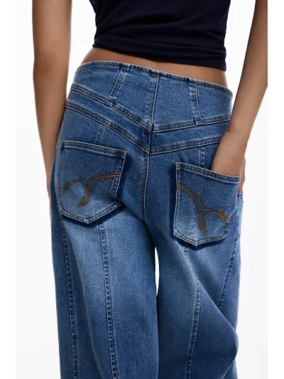 Desigual - DEGRAD - Női farmernadrág