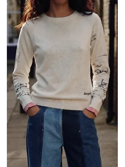 Desigual - MARQUETTE - Elegáns Női pulóver