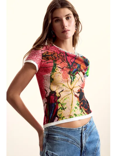 Desigual - BUGS / LACROIX - Női póló