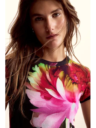 Desigual - MULTIFLOWERS / LACROIX - Női póló