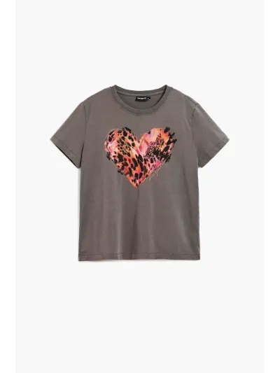 Desigual - TIGER COR - Női póló