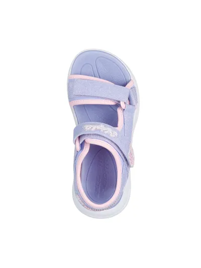 Skechers - SOLA GLOW SANDAL - Világítós Leány szandál
