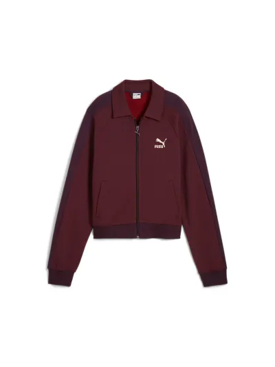 Puma - T7 Track Jacket / Midnight Plum - Női pulóver