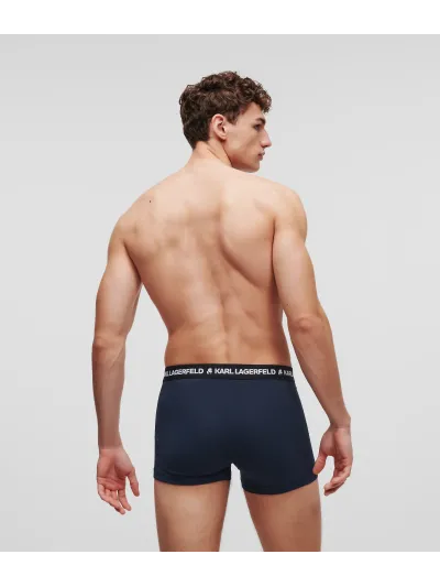 Karl Lagerfeld - Logo Monochrome Trunks - Férfi Alsónadrág szett - 3 db