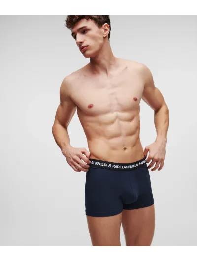 Karl Lagerfeld - Logo Monochrome Trunks - Férfi Alsónadrág szett - 3 db