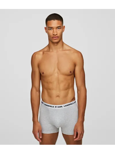 Karl Lagerfeld - Logo Monochrome Trunks - Férfi Alsónadrág szett - 3 db