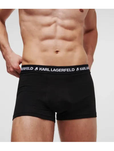 Karl Lagerfeld - Logo Monochrome Trunks - Férfi Alsónadrág szett - 3 db