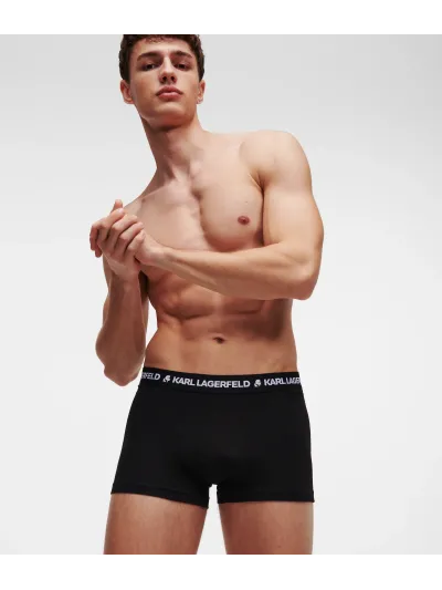 Karl Lagerfeld - Logo Monochrome Trunks - Férfi Alsónadrág szett - 3 db