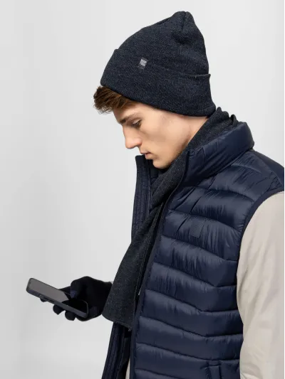 Heavy Tools - PLOW / NAVY - Férfi kesztyű