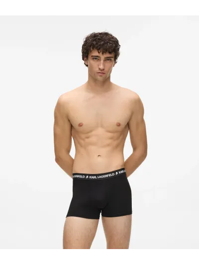 Karl Lagerfeld - Logo Monochrome Trunks - Férfi Alsónadrág szett - 3 db