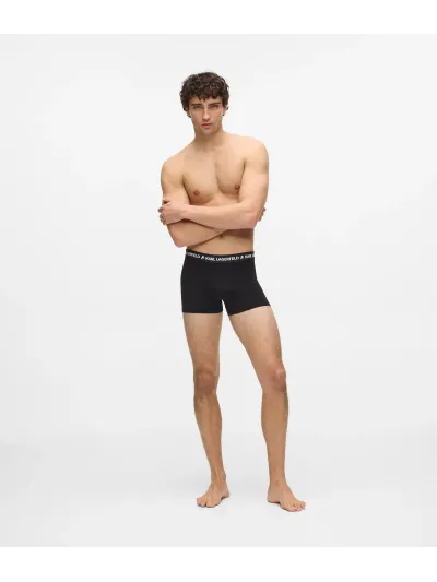 Karl Lagerfeld - Logo Monochrome Trunks - Férfi Alsónadrág szett - 3 db