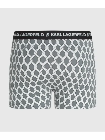 Karl Lagerfeld - Logo Monochrome Trunks - Férfi Alsónadrág szett - 3 db