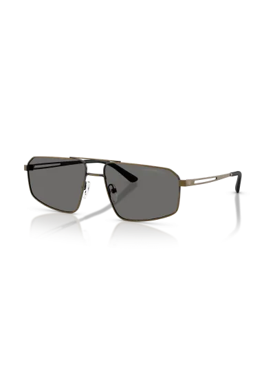 Emporio Armani napszemüveg - Brushed Antique Gold / Grey