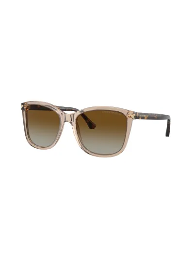 Emporio Armani napszemüveg - Transparent Tundra / Gradient Brown Polarized