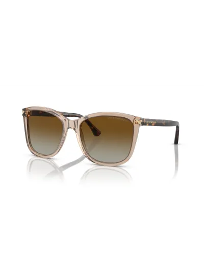 Emporio Armani napszemüveg - Transparent Tundra / Gradient Brown Polarized