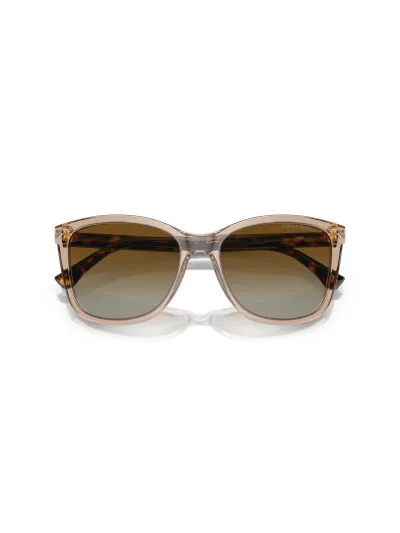 Emporio Armani napszemüveg - Transparent Tundra / Gradient Brown Polarized