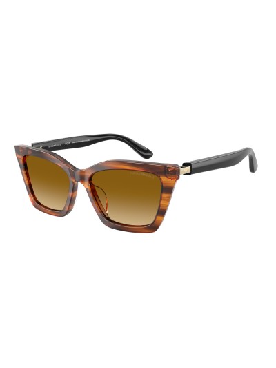 EMPORIO ARMANI napszemüveg - SHINY STRIPED YELLOW / GRADIENT YELLOW