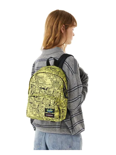 Eastpak - Orbit / All over yellow - Uniszex hátizsák