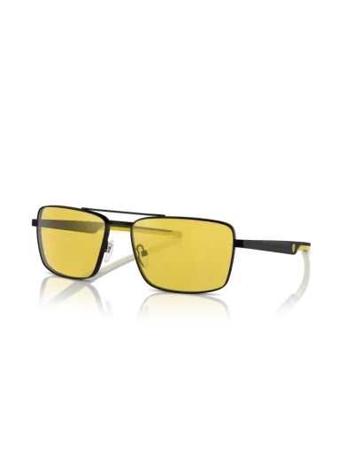 Ferrari Scuderia napszemüveg - Matte Black / Yellow