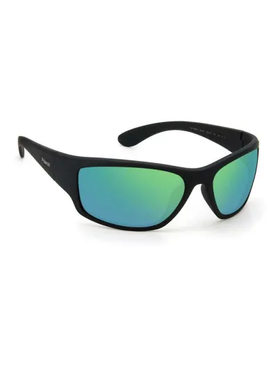 Polaroid napszemüveg - Matte Black Green / Gradient Grey Polarized