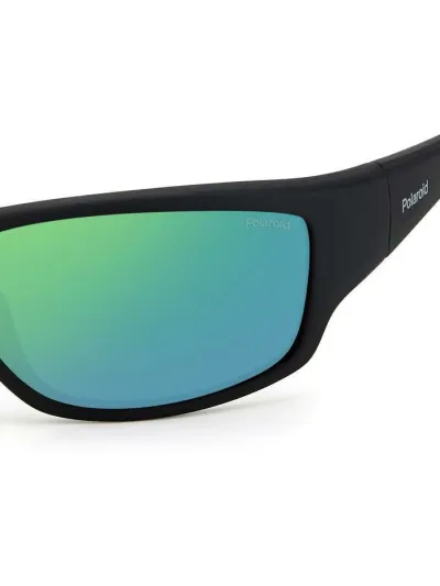 Polaroid napszemüveg - Matte Black Green / Gradient Grey Polarized