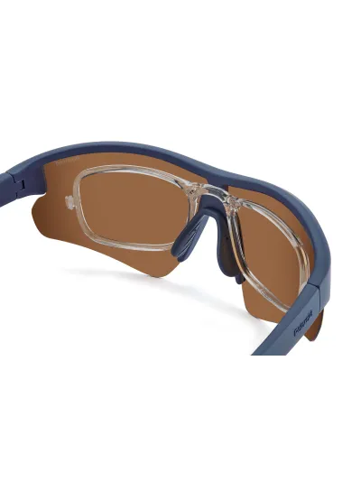 Polaroid napszemüveg -2in1 with Optic Frame - Blue / Brown Polarized