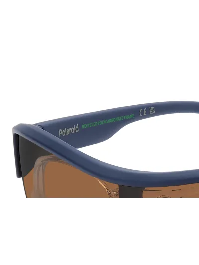 Polaroid napszemüveg -2in1 with Optic Frame - Blue / Brown Polarized