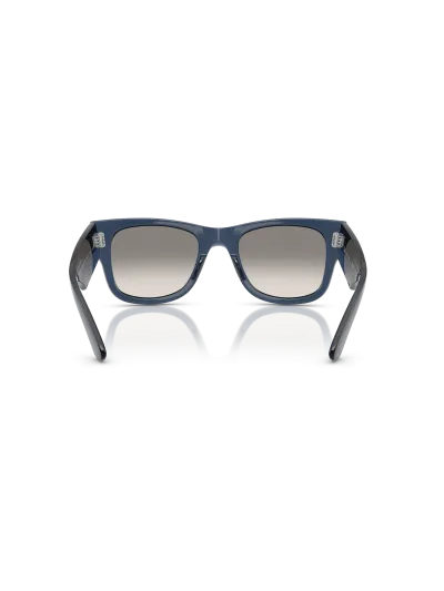Ray-Ban napszemüveg - Mega Wayfarer - Transparent Dark Blue / Clear Gradient Grey
