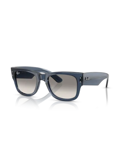 Ray-Ban napszemüveg - Mega Wayfarer - Transparent Dark Blue / Clear Gradient Grey