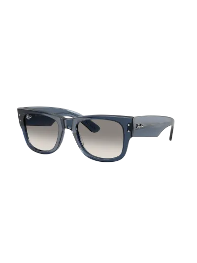 Ray-Ban napszemüveg - Mega Wayfarer - Transparent Dark Blue / Clear Gradient Grey