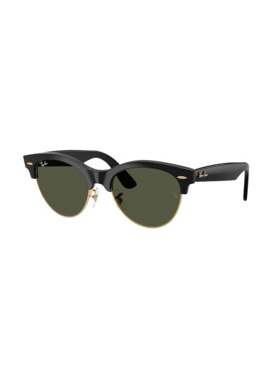 Ray-Ban napszemüveg  - CLUBMASTER WAY -  BLACK ON GOLD / GREEN