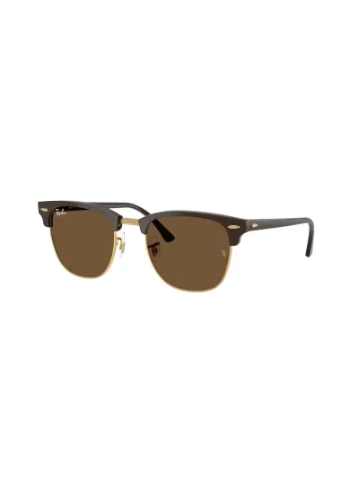 Ray-Ban napszemüveg - Clubmaster - Brown and Gold / Dark Brown
