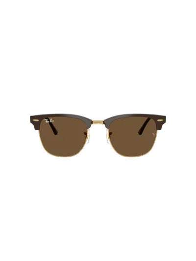 Ray-Ban napszemüveg - Clubmaster - Brown and Gold / Dark Brown
