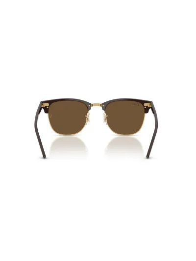 Ray-Ban napszemüveg - Clubmaster - Brown and Gold / Dark Brown