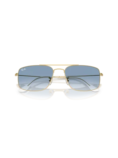 Ray-Ban napszemüveg - Explorer - Gold / Transparent Gradient Blue